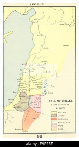 This 1899 illustration by Maccoun depicts the Assyrian conquest of ...