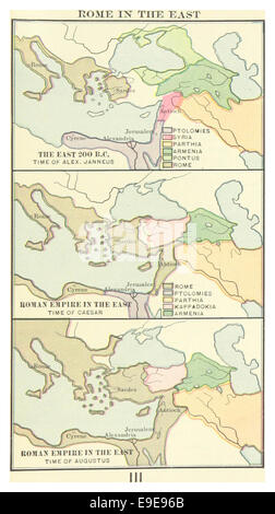 This 1899 illustration depicts Rome in the time of the Emperor Augustus ...