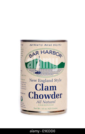 Bar Harbor New England Style Clam Chowder Stock Photo