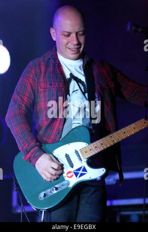 Liverpool, UK. 24th Oct, 2014. Mogwai performing live at the Camp and Furnace, Liverpool, UK on 23rd October 2014 as part of Liverpool Music Week. Credit:  Simon Newbury/Alamy Live News Stock Photo