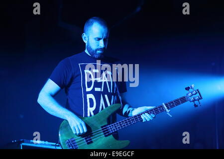 Liverpool, UK. 24th Oct, 2014. Mogwai performing live at the Camp and Furnace, Liverpool, UK on 23rd October 2014 as part of Liverpool Music Week. Credit:  Simon Newbury/Alamy Live News Stock Photo