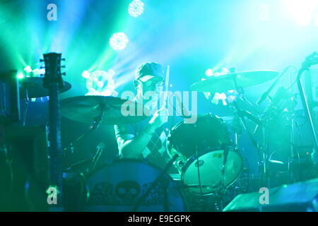 Liverpool, UK. 24th Oct, 2014. Mogwai performing live at the Camp and Furnace, Liverpool, UK on 23rd October 2014 as part of Liverpool Music Week. Credit:  Simon Newbury/Alamy Live News Stock Photo