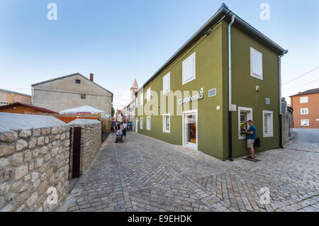 Nin, one of the smallest towns in Croatia. It has rich history as one of capitals of Croatia in the past. Stock Photo