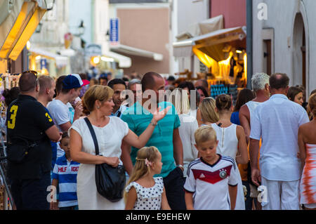 Nin, one of the smallest towns in Croatia. It has rich history as one of capitals of Croatia in the past. Stock Photo