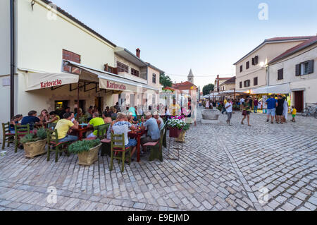 Nin, one of the smallest towns in Croatia. It has rich history as one of capitals of Croatia in the past. Stock Photo