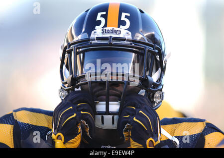 Jan 14th, 2018: Steelers Arthur Moats #55 during the Jacksonville