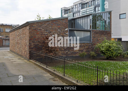 Hale Street House, a revisit, London, United Kingdom. Architect: DSDHA, 2014. Exterior view. Stock Photo