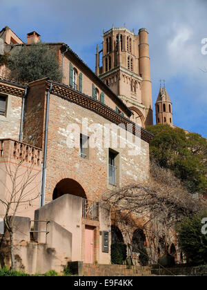 Albi (South-western France): Albi Cathedral ('Cathédrale Sainte-Cécile d'Albi') Stock Photo