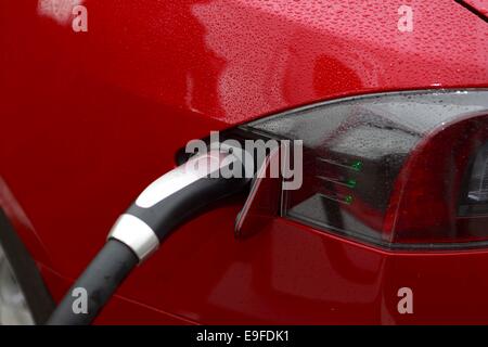Electric charger for car. Stock Photo