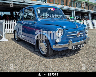 Jarama, Madrid, Spain. 07 - June:  The city car Fiat 600 Seicento Stock Photo