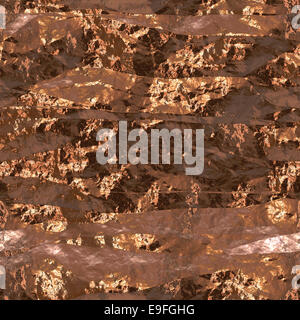 Seamless metallic gold background foil paper Stock Photo