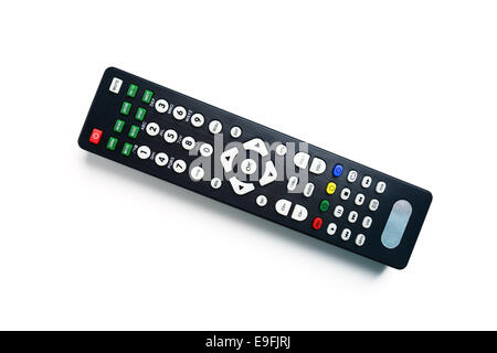 TV Remote controller isolated on white Stock Photo
