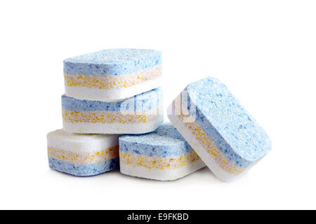 Tablets for dish-washing machine Stock Photo
