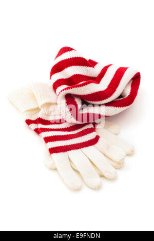 Winter hat and gloves. Stock Photo