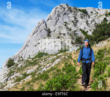 Hike in Crimea Stock Photo