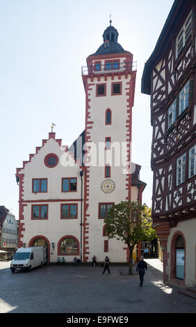 Ancient town of Mosbach in Southern Germany Stock Photo
