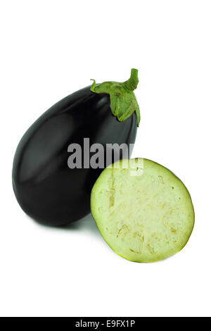 fresh eggplant Stock Photo