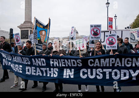 Annual Rally and campaign against Deaths in Custody held by United Families and Friends Stock Photo