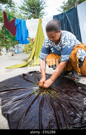 Clothes drying on rope in Zanzibar, Tanzania, East Africa Stock Photo -  Alamy