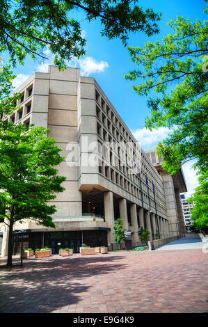 Edgar Hoover FBI building in Washington Stock Photo