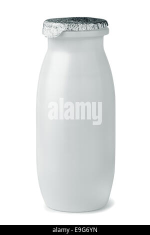 Yogurt bottle Stock Photo