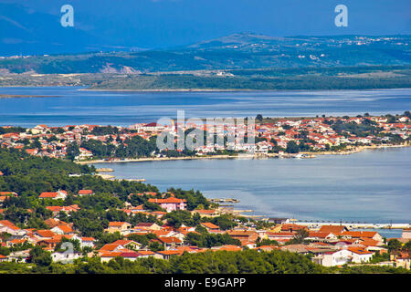 Island of Vir archipelago aerial view Stock Photo