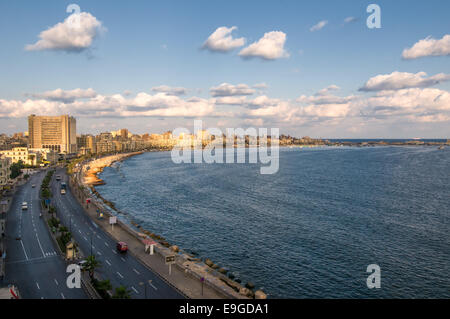 View of Alexandria harbor Egypt Stock Photo - Alamy