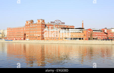 Confectionery factory Red October. Moscow. Stock Photo