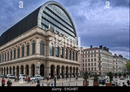 Entrance of the Opéra National de Lyon, Rhône-Alpes, France Stock Photo