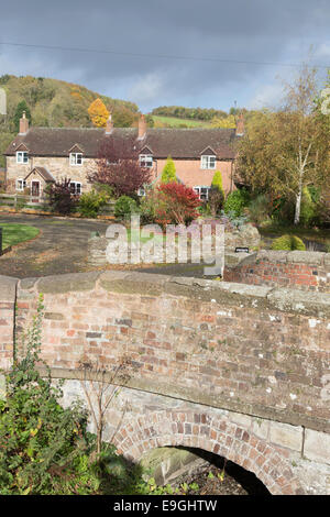 Aston on Clun village in South Shropshire, England, UK Stock Photo