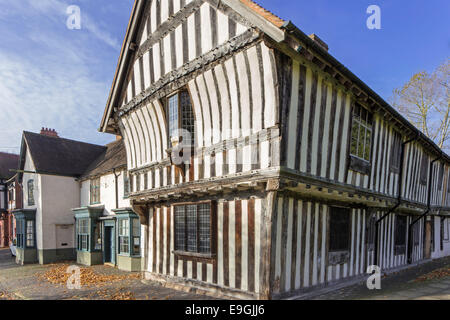 The15th century timber framed Tudor Merchants House and St Nicolas ...
