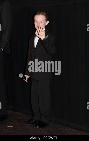 Tokyo, Japan. 27th October, 2014. Actor  Kyle catlett attends a film'The young and Prodigious T.S. Spivet' photocall at The 27th Tokyo Interbnational Film Festival, Tokyo, Japan on 27 Oct 2014 Credit:  Aflo Co. Ltd./Alamy Live News Stock Photo