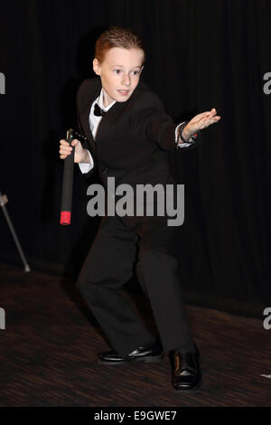 Tokyo, Japan. 27th October, 2014. Actor  Kyle catlett attends a film'The young and Prodigious T.S. Spivet' photocall at The 27th Tokyo Interbnational Film Festival, Tokyo, Japan on 27 Oct 2014 Credit:  Aflo Co. Ltd./Alamy Live News Stock Photo