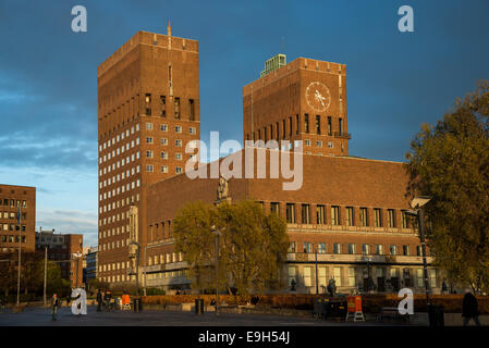 City hall, Oslo, Norway Stock Photo