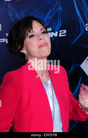 Spiderman 2 premiere  Featuring: sally fields Where: NY, New York, United States When: 25 Apr 2014 Stock Photo