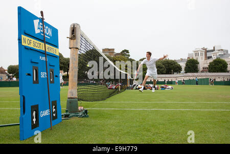 British Tennis player Andrew Murray playing during County Week at Devonshire Park, Eastbourne. Picture James Boardman.