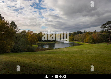 Painshill Park, Cobham in Autumn Stock Photo