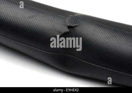 Bike inner tube torn Stock Photo