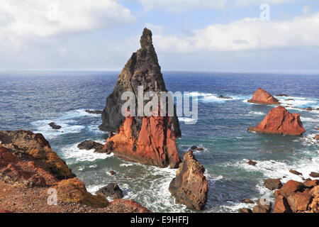 Bright red and gray cliffs Stock Photo