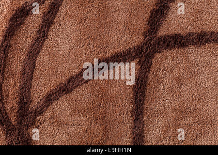 Close up of brown carpet texture Stock Photo