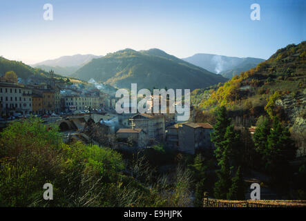 Le Marche or the Marches is a hilly and very unspoilt region on the east coast of Italy Stock Photo