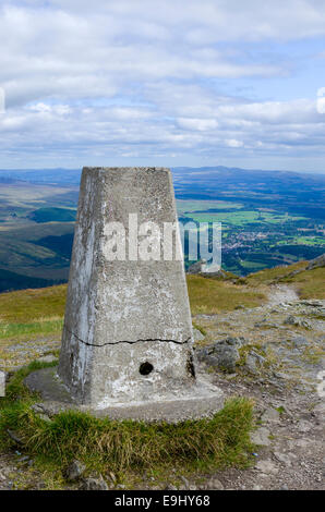 Summit of Ben Ledi, Trossachs, Stirlingshire, Scotland, UK Stock Photo