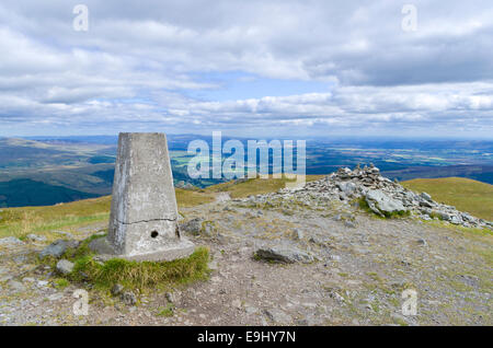 Summit of Ben Ledi, Trossachs, Stirlingshire, Scotland, UK Stock Photo