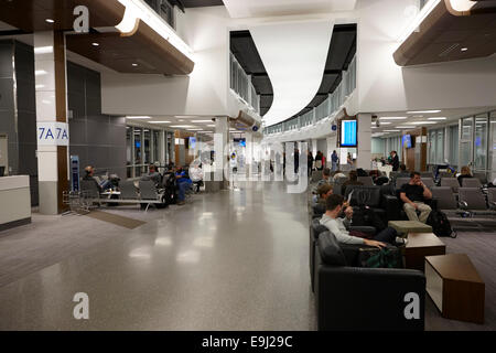 saskatoon john g diefenbaker international airport departures lounge Saskatchewan Canada Stock Photo