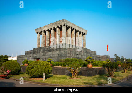 Ho Chi Minh Mausoleum in Hanoi, Vietnam. Stock Photo