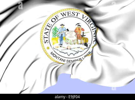 West Virginia State Seal Stock Photo