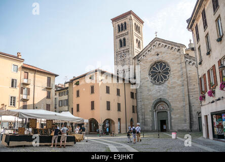 Basilica di San Fedele, Como, Italy | Basilica di San Fedele, Como, Italien Stock Photo