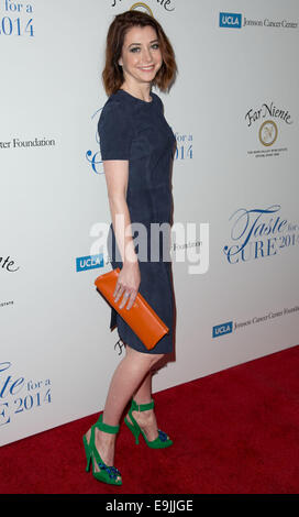 19th Annual Jonsson Cancer Center Foundation's 'Taste For a Cure' honoring Steve Mosko at the Beverly Wilshire Hotel - Arrivals  Featuring: Alyson Hannigan Where: Los Angeles, California, United States When: 25 Apr 2014 Stock Photo