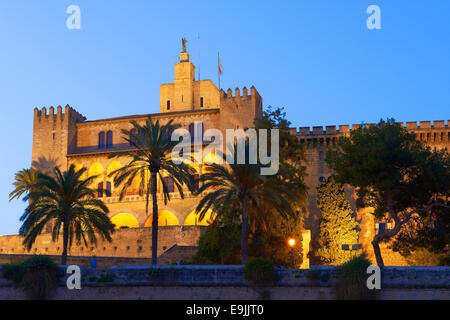 Royal Palace of La Almudaina, Palma de Mallorca, Majorca, Balearic Islands, Spain Stock Photo