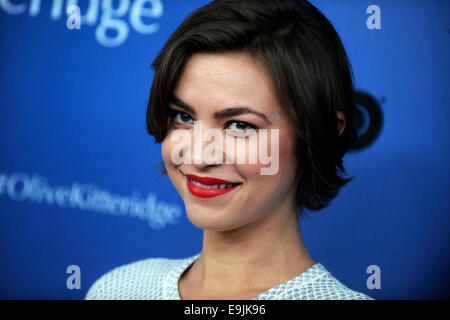 New York, USA. 27th Oct, 2014. Elvy Yost attends the 'Olive Kitteridge' New York Premiere at SVA Theater on October 27, 2014 in New York City/picture alliance Credit:  dpa picture alliance/Alamy Live News Stock Photo